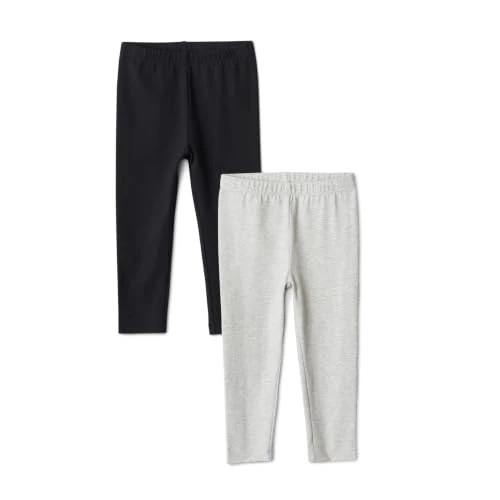 Oferta limitada: Amazon Essentials Leggings para niñas, Paquete de 2, Negro/Gris Jaspeado, 2 años de 18.10 € a 18.10 € (ahorro 0.00%)