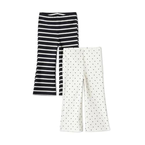 Offerta a tempo: Amazon Essentials Leggings Svasati in Maglia, Vestibilità Aderente Bambine e ragazze, Punti/Striscia Irregolare, 11-12 anni - 0.00% da 14.80 € a 14.80 €