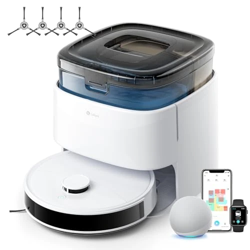 Tijdelijke aanbieding: LEFANT M3 Robotstofzuiger met kartering, 12.000 Pa, optrekbare doek, All-in-One station, dToF-navigatie, PSD-vermijding, zelflediging, drogen, wifi/app/Alexa van 319.98 EUR naar 319.98 EUR (korting 0%)