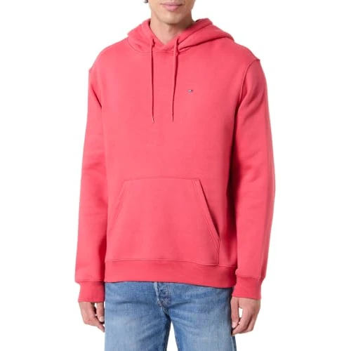 Tommy Jeans Heren Tjm Reg S Flag Hoodie Dm0Dm20742 Pullover Hoodie, Rood (Anthem Rood), L