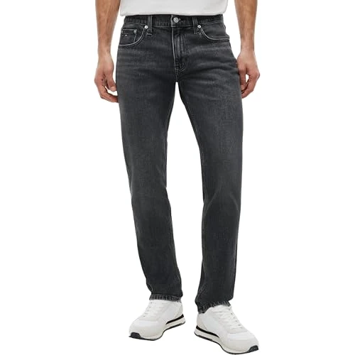 Zeitlich begrenztes Angebot: Tommy Jeans Herren Jeans Hose Scanton Slim Fit, Schwarz (Denim Black), 36W/36L von 99.90 € auf 58.99 € (41% Rabatt)