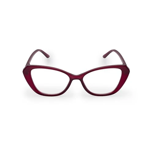 Contacta Occhiali da Lettura Donna Mayra, Montatura a Farfalla in Stile Retrò, Porpora, +1.00 Diottrie