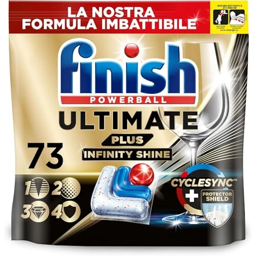 Finish Ultimate PLUS Infinity Shine Pastiglie Lavastoviglie