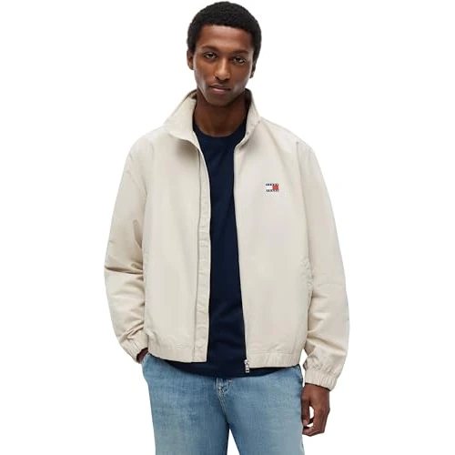 Oferta limitada: Tommy Jeans Cortavientos Hombre con puños y cinturilla elásticos, Beige (Classic Beige), XXL de 97.95 € a 97.95 € (ahorro 0.00%)
