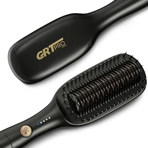 Limited offer: Hair Straightener Brush Extra Wide 51mm Ceramic Hair Straighteners and Straightening Brush 2-in-1 Women, 40Million Ionic Anti-Frizz PTC Ceramic Hot Anti-Scald 30-min Auto Shutoff Fast Heating 140~230℃ from 58.99 EUR to 47.19 EUR (save 20%)