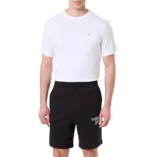 Oferta limitada: Calvin Klein Lounge Shorts Hombre Terry EU Graphic con Bolsillos Laterales, Negro (Black), S de 41.58 € a 41.58 € (ahorro 0.00%)