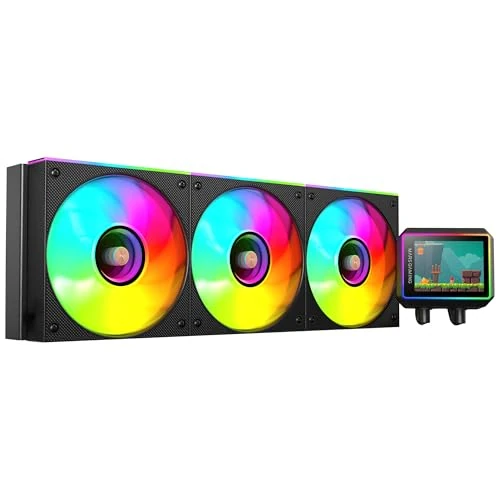 Limited-time offer: Mars Gaming ML-VISIONII360 AIO Liquid Cooling 600W TDP, 2.8" 360º IPS Display, 4th Gen Opti-Chamber Pump with Copper Base and Microchannels, 3x 120mm ARGB Infinity Mirror Fans, Black from 107.99 £ to 107.99 £ (save 0.00%)