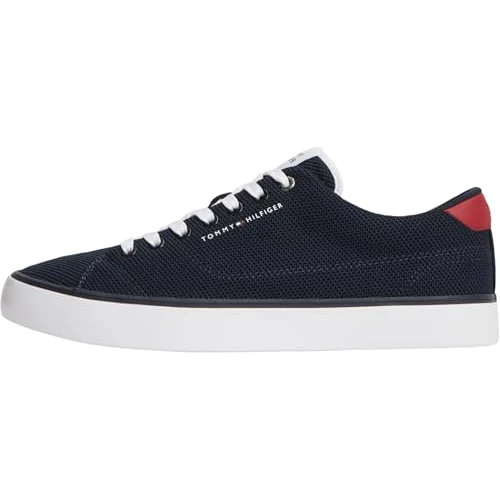 Oferta limitada: Tommy Hilfiger Vulcanized Sneaker Hombre Core Low Summer Mesh con Logotipo, Azul (Desertsky/Raspberry), 40 de 79.90 € a 51.95 € (ahorro 35%)