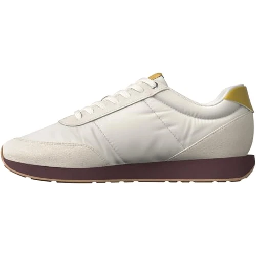 Oferta limitada: Calvin Klein Retro Runner ESS Mix Mat Ym0Ym01361 Low Top para Hombre, Dorado (Cisne Blanco/Tofu/Oro ámbar), 7 de 99.90 € a 99.90 € (ahorro 0.00%)