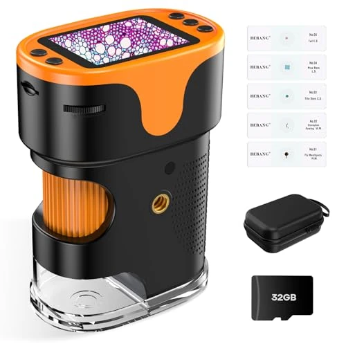 Offerta a tempo: Microscopio per bambini lente d'ingrandimento portatile ragazzi ragazze 4-12 - 0.00% da 46.22 € a 46.22 €