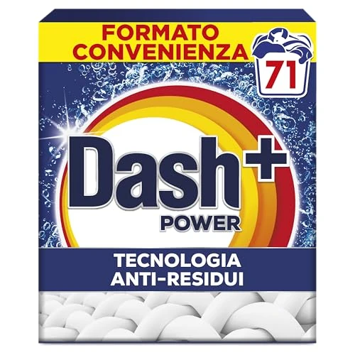 Offerta a tempo: Dash Detersivo Per Bucato In Polvere, 71 Lavaggi, Tecnologia anti residui, rimuove le macchie, efficace a cicli brevi e a freddo - 33% da 19.49 € a 12.99 €
