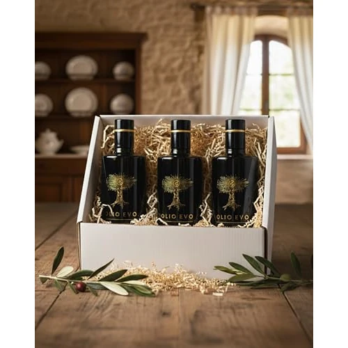 Offerta a tempo: Agricola Guerreschi- Pacchetto Gourmet – Olio Extra Vergine di Oliva 100% Italiano – Estratto a Freddo – Qualità Superiore - ALL ROOTS 624 (EVO500) – 3 bottiglie di vetro da 500 ml - 20% da 65.00 € a 52.00 €