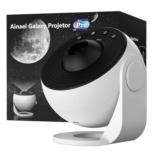 Tijdelijke aanbieding: Galaxy Projector, Star Projectors Home Planetarium Space Ceiling Starry Sky Night Light with 3 HD Glass Slides, Galaxy Projector Pro for Kid Adult Bedroom Birthday Gift van 59.99 EUR naar 59.99 EUR (korting 0%)