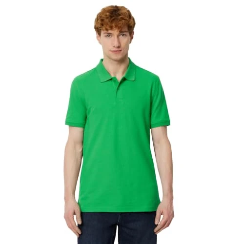 Offerta a tempo: Amazon Essentials Polo in Piqué di Cotone Slim Uomo, Verde Smeraldo Brillante, L - 0.00% da 10.70 € a 10.70 €