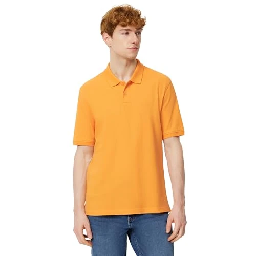 Zeitlich begrenztes Angebot: Amazon Essentials Herren Regular Fit Baumwolle Poloshirt (erhältlich in Übergrößen), Apricot-orange, L von 11.10 € auf 5.53 € (50% Rabatt)