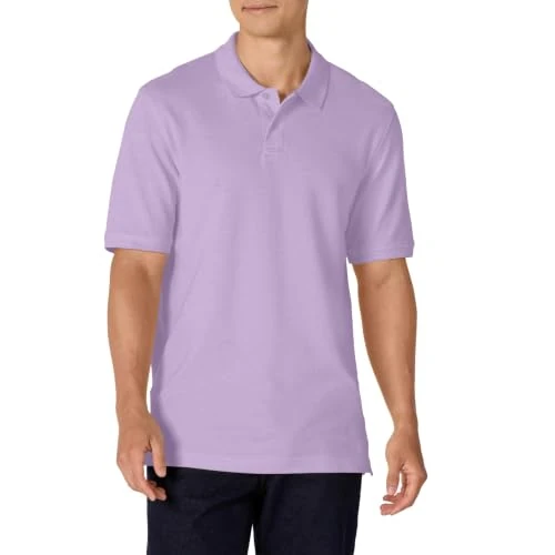 Oferta limitada: Amazon Essentials Polo de Algodón Piqué de Manga Corta y Corte Estándar (Disponible en Tallas Grandes) Hombre, Lavanda, XS de 9.18 € a 9.18 € (ahorro 0.00%)