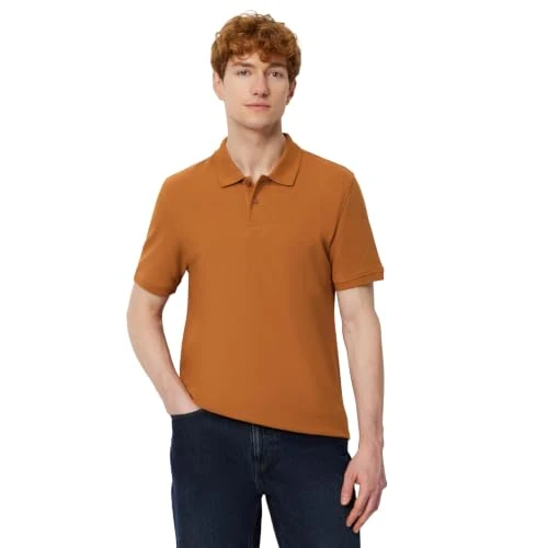 Zeitlich begrenztes Angebot: Amazon Essentials Herren Piqué-Poloshirt aus Baumwolle, Schmale Passform, Karamell, M von 14.90 € auf 13.10 € (12% Rabatt)