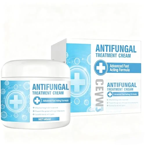 Creme gegen Mykose – Intensive Wirkung gegen schmerzende Haut spendet Feuchtigkeit und repariert trockene und gereizte Haut, 60 g, Hellblau