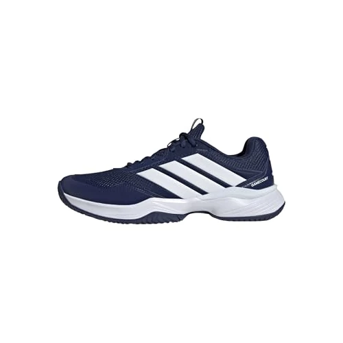 Offerta a tempo: adidas Uomo Gamecourt 3 Tennis Shoes, Dark Blue/Ftwr White/Core Black, 48 EU - 15% da 75.00 € a 63.77 €