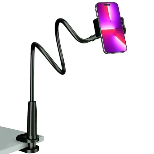 Offerta a tempo: Supporto per telefono a collo d'oca, Supporto universale a clip lazy, Supporto flessibile a braccio lungo a mani libere, Supporto flessibile a collo d'oca a braccio lungo - 20% da 4.98 € a 3.98 €