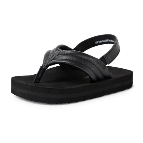Zeitlich begrenztes Angebot: Amazon Essentials Unisex Kinder Flip-Flop mit Fersenriemen, Schwarz, 20 EU von 10.47 € auf 10.47 € (0.00% Rabatt)