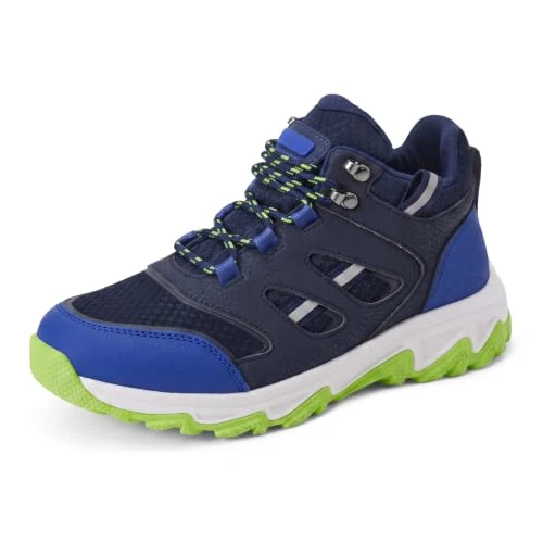 Limited-time offer: Amazon Essentials Unisex Kids' Waterproof Hiking Boot, Navy Multi, 4 UK from 32.90 £ to 32.90 £ (save 0.00%)