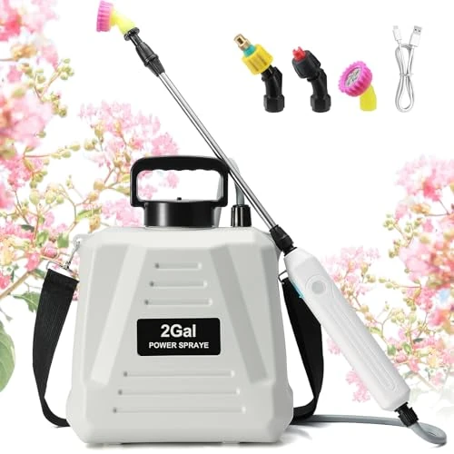 Offerta a tempo: Pompa Irroratrice a Batteria 8L – 3 Ugelli, Manico Ricaricabile USB - 42% da 59.99 € a 34.99 €