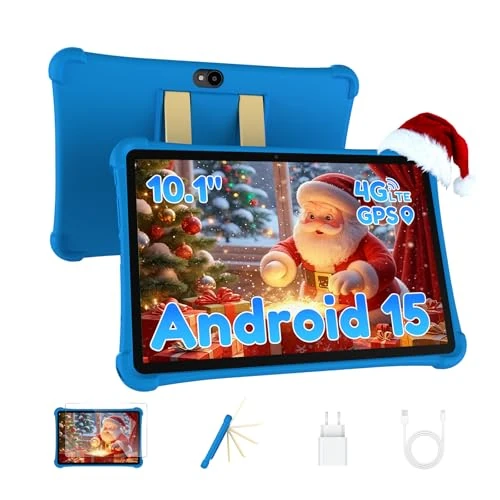 Limitiertes Angebot: ALLDOCUBE Kinder Tablet 10 Zoll, Android 15, 7GB RAM+64GB ROM (TF 512GB), Wi-Fi, Bluetooth, GPS, iWAWA Kindersicherung, Kids-Tablet mit sturzsicherer Schutzhülle Blau, iPlay 70 SE von 119.99 EUR auf 79.99 EUR (Spare 33%)