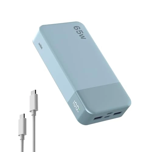 Offerta a tempo: NOBIS 20000mAh 65W Power Bank Caricatore Portatile - 12% da 42.99 € a 37.99 €