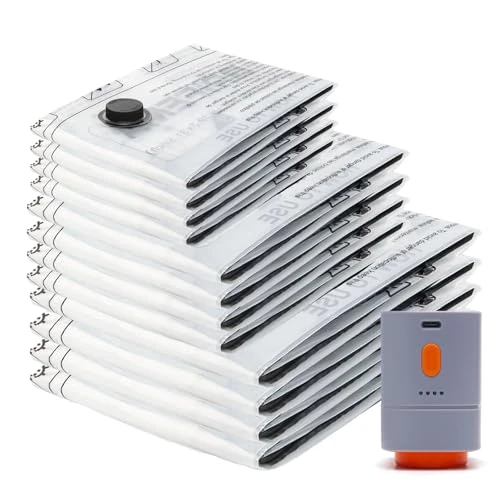 Limited-time offer: Vacuum Bags for Clothes with Electric Air Pump from 39.11 GBP to 39.11 GBP (save 0%)