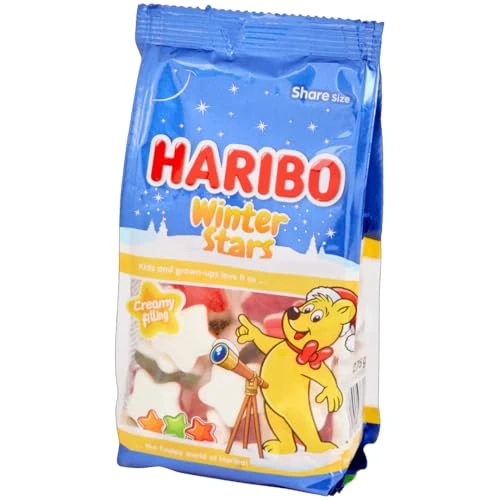 Offerta a tempo: Haribo Winter Stars, Caramelle Gommose A Forma Stelline, Gusto Frutta, Ideale Come Regalo Per Natale - 275 gr - 31% da 12.99 € a 8.99 €
