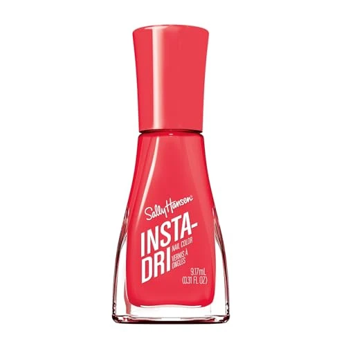 Sally Hansen Insta-Dri Electric Feels Nagellack, Infrared-ibly Hot, lebendige Farben, trocknet in 60 Sekunden, 10 ml