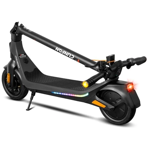 Offerta a tempo: Monopattino Elettrico Adulto, Motore 500W, Velocità Max 25 km/h, Autonomia 40 km, Pneumatici Gonfiabili da 10", Controllo App e Sblocco Impronta Digitale - 25% da 399.99 € a 299.98 €