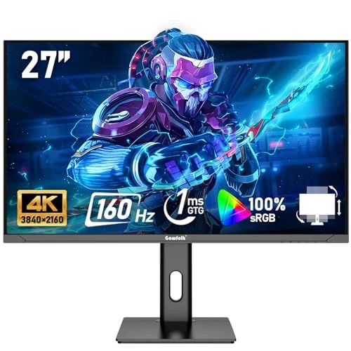 Oferta limitada: Gawfolk Pantalla PC IPS de 27 pulgadas, Monitor Gaming 4K 160Hz de 305.85 € a 305.85 € (ahorro 0.00%)