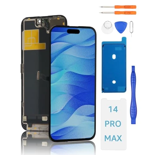 Oferta limitowana: Yodoit Ekran Dla iPhone 14 Pro MAX COF FHD LCD Wymiana Czarny 6.7 Cal Ekran Dotykowy Szkło Digitizer z Zestaw Narzędzi Naprawy, Folia Ochronna z 93.04 zł na 93.04 zł (oszczędź 0.0%)