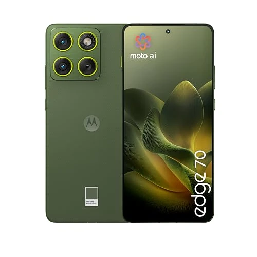 Limited offer: Motorola Edge 70 Dual-SIM 512GB ROM + 12GB RAM (GSM | CDMA) Factory Unlocked 5G Smartphone (Pantone Bronze Green) - International Version from 799.00 EUR to 580.00 EUR (save 27%)