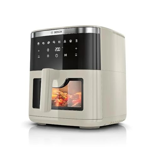 Bosch Air Fryer Series 6 XXL, MAF671CO, 7.2L capacity, 7 preset programs, illuminated cooking glass, up to 65%* faster, satin beige