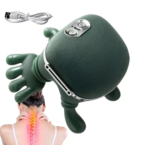 Master Shoulder Massage, Airlandolist Neck and Shoulder Massager with Heat with 2 Heat Modes, Simulated Cervical Trapezoid Neck Hand, for Shoulder, Lower Abdominal