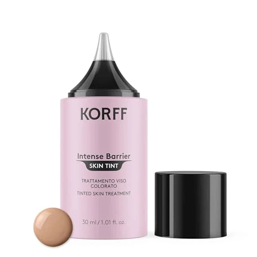 Korff Intense Barrier Skin Tint, Gesichtspflege Coloré 04, Sonnenschutz SPF30, einheitlich und anpassbar, natürliches Finish, für alle Haut geeignet, 30 ml