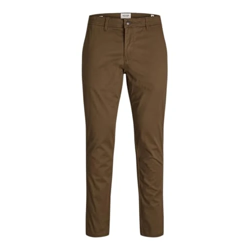 Offre limitée : JACK & JONES Pantalon Chino Slim Fit Marron 33/30 de 39.99 € à 35.99 € (10% de remise)