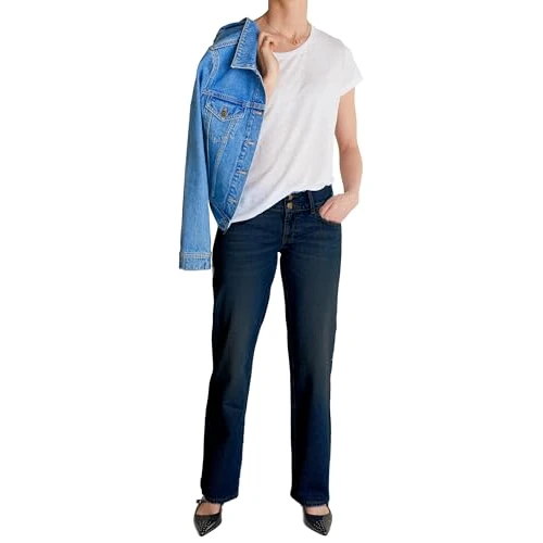Offre limitée : Pepe Jeans Jean Droit LW Venus pour Femme, Noir (Denim-7SA), 30W/32L de 99.00 € à 74.95 € (24% de remise)