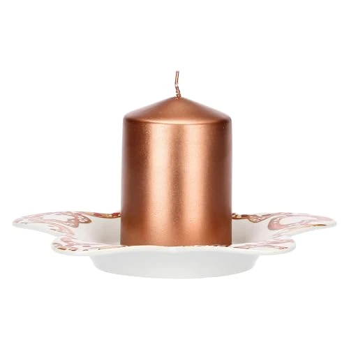 Offerta a tempo: THUN - Piattino a forma di stella in porcellana con candela Thunland-Ø 19 cm - 2,5 cm h - 0.00% da 29.90 € a 29.90 €