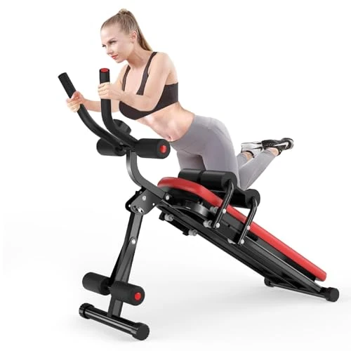 Zeitlich begrenztes Angebot: GartistGo Bauchtrainer Bauchmuskeltrainer für Zuhause Multifunktionale Trainingsgerät 150 kg Belastbarkeit für Ganzkörpertraining Abdominal Ab Machine mit Zähler von 105.99 € auf 105.99 € (0.00% Rabatt)