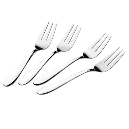 Offerta a tempo: Lagostina Lavinia, Set 4 Forchette per Dolce in Acciaio Inox 18/10, Design Senza Tempo, Resistenti ed Eleganti, Finitura a Specchio, Lavabili in lavastoviglie - 44% da 17.99 € a 9.99 €