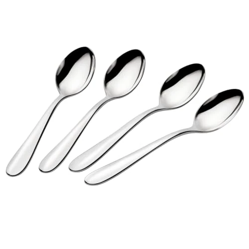 Offerta a tempo: Lagostina Lavinia, Set 4 Cucchiaini da Caffè in Acciaio Inox 18/10, Design Senza Tempo, Resistenti ed Eleganti - 41% da 16.99 € a 9.99 €