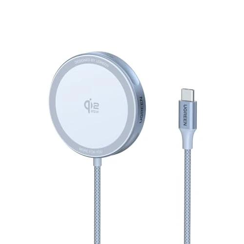Oferta ograniczona: UGREEN MagFlow Magnetyczna ładowarka Bezprzewodowa 25W, certyfikowana przez Qi2, kompatybilna z MagSafe dla iPhone'a 17/16 i AirPods, z plecionym kablem o długości 1,5m z 179.99 EUR na 179.99 EUR (znizka 0%)