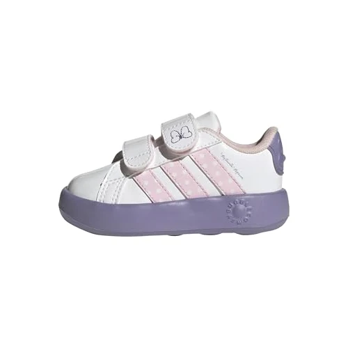 Oferta limitada: adidas Unisex bebé Disney Minnie Mouse Grand Court Infants Shoes, FTWR White/Clear Pink/Magic Lilac, 19 EU de 38.00 € a 26.90 € (ahorro 29%)