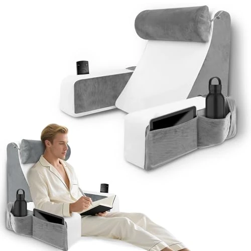 Oferta limitada: HOMCA Almohada Lectura Cama, Cojin Lectura con Cuello Desmontable y Brazos, Almohada en Forma de Cuña para Cama y Sofá, Almohada de Respaldo para Jugar, Relajarse, Leer (38x47x57cm) de 60.99 € a 60.99 € (ahorro 0.00%)