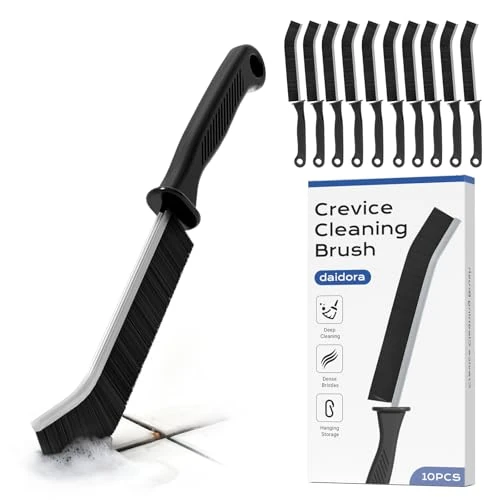 Offerta a tempo: 10 Pezzi Spazzola per Pulire Doccia, Spazzola Pulizia Fessure per Bagno, Cucina, Toilette, Lavandino, Pavimento, Finestre e Scarico - 45% da 19.99 € a 10.99 €