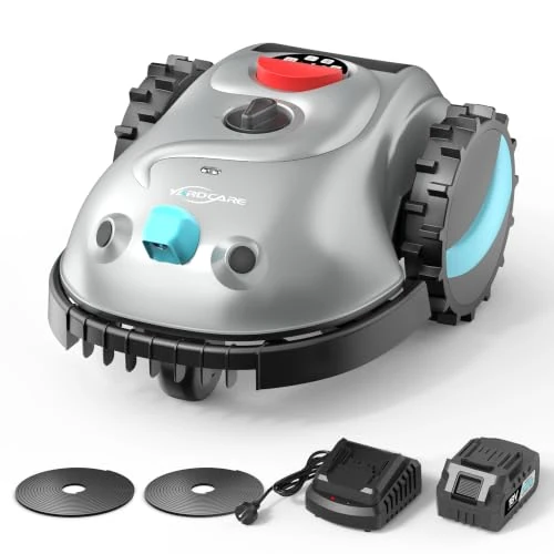 Oferta limitada: YARDCARE V100 Robot Cortacésped sin Cable Perimetral, hasta 150 m² de 399.99 € a 399.99 € (ahorro 0.00%)